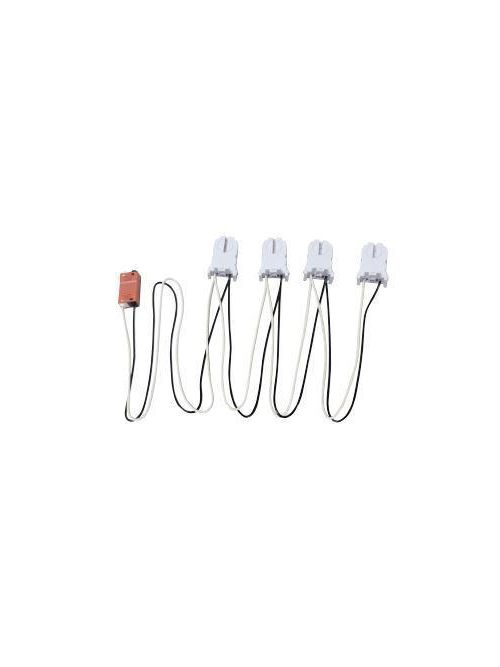 Keystone KT-SOCKET-T8-U-S-4-W 4-Lamp Wiring Harness for LED Tubes, (4 ...
