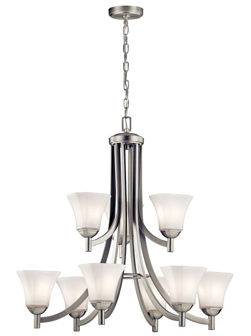 Product image for Kichler 43632NI Chandelier 9Lt