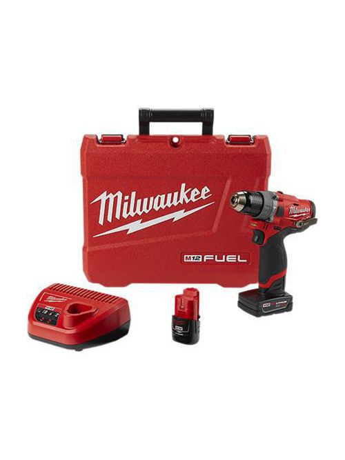 Milwaukee 2504-22 M12#8482; FUEL™ 1/2" Hammer Drill Kit Milwaukee 2504-22 M12#8482; FUEL™ 1/2" Hammer Drill Kit