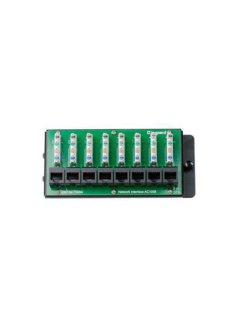 Product image for OnQ AC1058 8 PORT CAT5E NETWORK INT