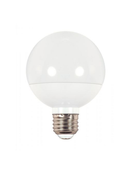 Product image for Satco S9619 6 Watt; LED G25; 2700K; Medium base; 90 CRI; 120 Volt
