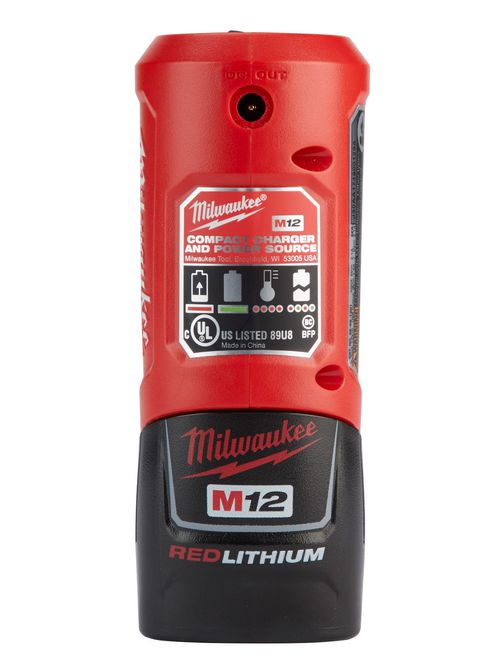 Milwaukee 48-59-1201 M12™ Charger and Portable Power Source Milwaukee 48-59-1201 M12™ Charger and Portable Power Source