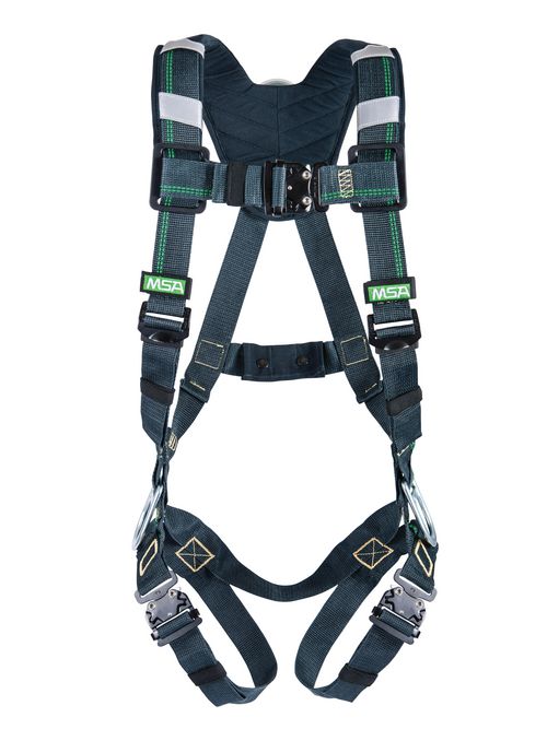Product image for MSA 10150152 EVOTECH A/F HARNESS D RING LEG STRAP SHLDR PAD STD