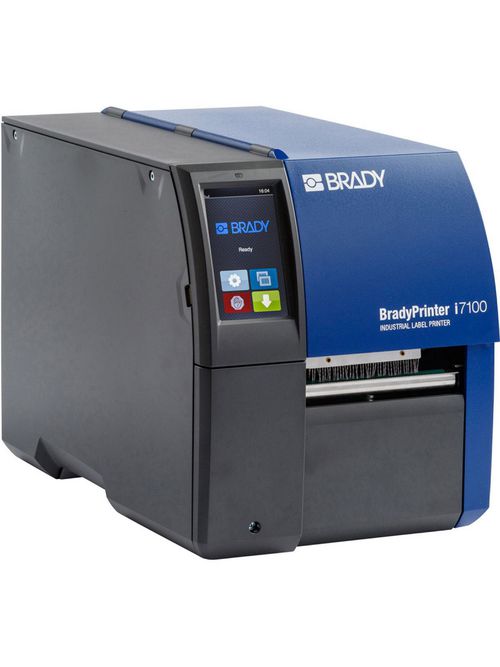Product image for Brady 149050 i7100 300dpi Industrial Label Printer, 11.4" H x 9.9" W x 18.1" D