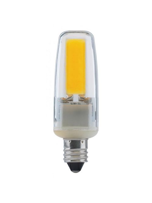 Product image for Satco S8685 4 Watt; LED; 5000K; Clear; Mini Candelabra base; 120 Volt