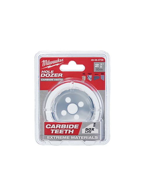 Milwaukee 49-56-0726 2-3/8" Hole Dozer™ with Carbide Teeth Milwaukee 49-56-0726 2-3/8" Hole Dozer™ with Carbide Teeth