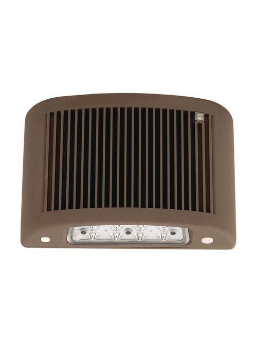 Product image for Current CUSO4DB-H-ND Outdoor Emergency Light w/Heater, 4000K, NiCad Battery, Wet Location, Dark Bronze