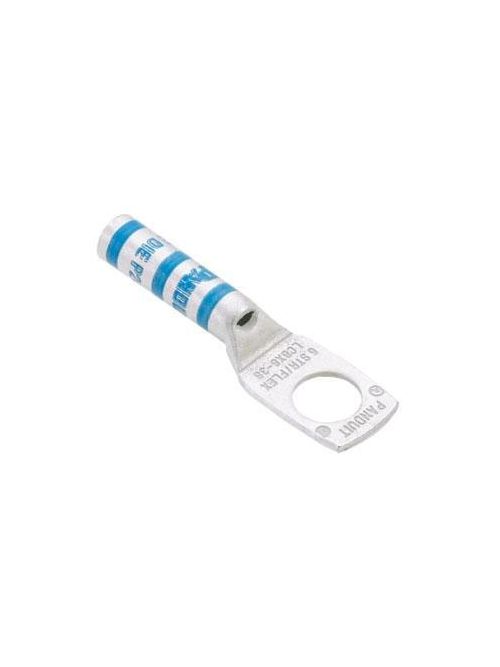 Product image for Panduit LCBX1-12-X Pan-Lug™ Copper 1 Hole Straight Tongue Compression Lug