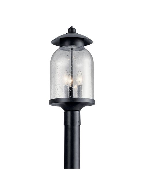 Product image for Kichler 49885DBK Outdoor Post Mt 3Lt