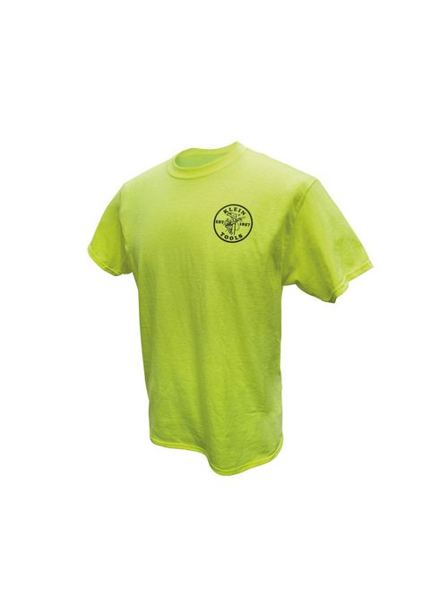 Product image for KLEIN MBA00040-4 GREEN HIVIZ SAFETY T-SHIRT XXL