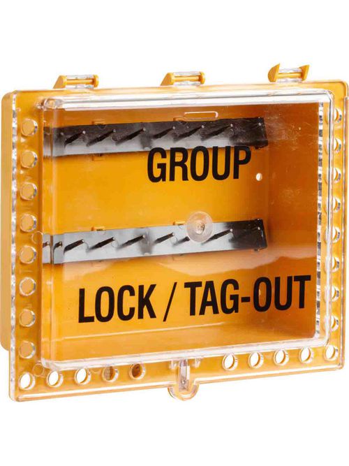 Product image for Brady GLB26 27 Lock Group Lockout Tagout Box
