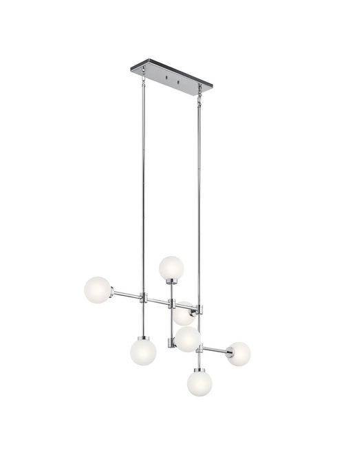 Product image for Kichler 44094CH Linear Chandelier 7Lt