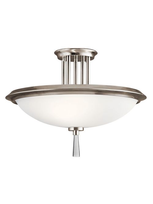 Product image for Kichler 43960CLP Semi Flush 3Lt