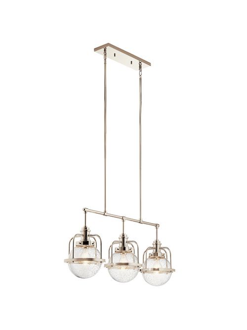 Product image for Kichler 44205PN Linear Chandelier 3Lt