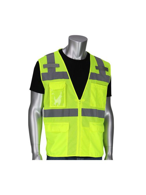 Product image for PIP 302-0750LY-L 5 POCKET VEST LARGE