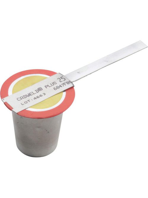 Product image for Erico SB25PLUSF80 Cadweld Plus Welding Material, F80, Red