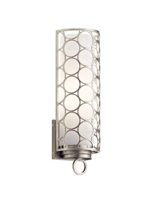 Product image for Kichler 43989NI Wall Sconce 1Lt