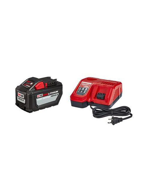 Product image for Milwaukee 48-59-1200P M187 12.0 + 6.0 Starter Kit with Rapid Charger
