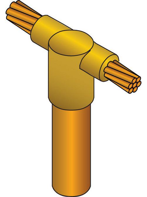 Product image for ERC GTC151V MOLD,CABLE TO GRD ROD,V