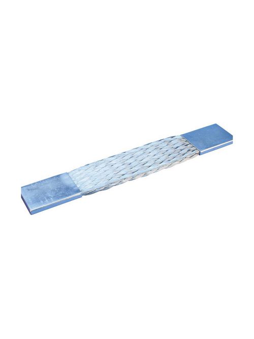 Product image for Erico 564100 Flat Braided Power Shunt, 300 kcmil, 9.84"