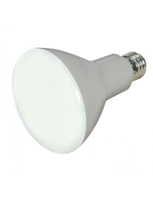 Product image for Satco S8578 9.5 Watt; BR30 LED; 3000K; Medium base; 120 Volt; Dimmable