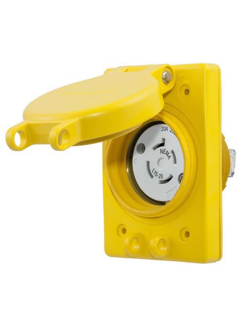 WATERTIGHT RECEP ASSY,NEMA L15-20 WATERTIGHT RECEP ASSY,NEMA L15-20