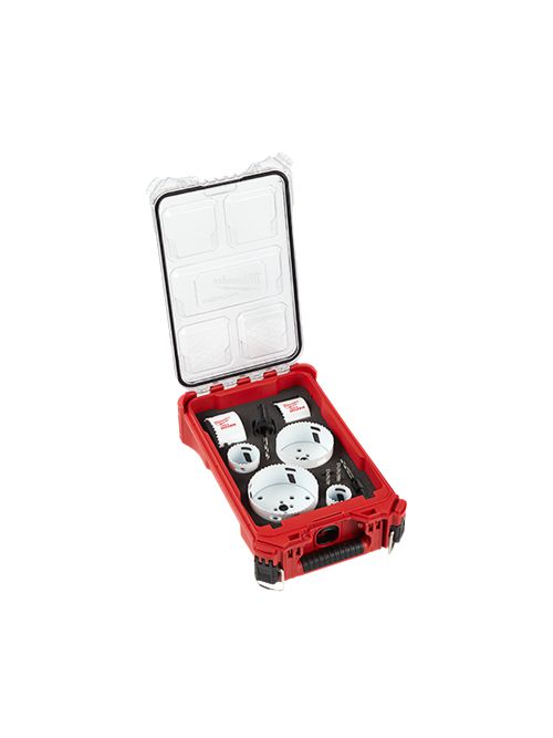 Product image for Milwaukee 49-22-5606 10pc HOLE DOZER™ Hole Saw Kit w/ Packout™ Compact Organizer