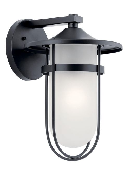 Product image for Kichler 49826BK Outdoor Wall 1Lt