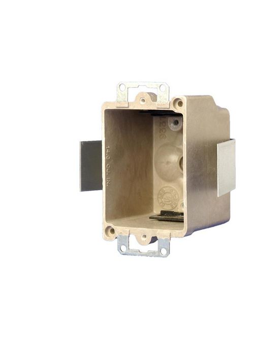 Allied Moulded Products 9331-ESK 2-1/2 x 2-3/8 Inch 3-1/4 Inch 14 In 1-Gang Fiberglass Switch/Receptacle Outlet Box Allied Moulded Products 9331-ESK 2-1/2 x 2-3/8 Inch 3-1/4 Inch 14 In 1-Gang Fiberglass Switch/Receptacle Outlet Box