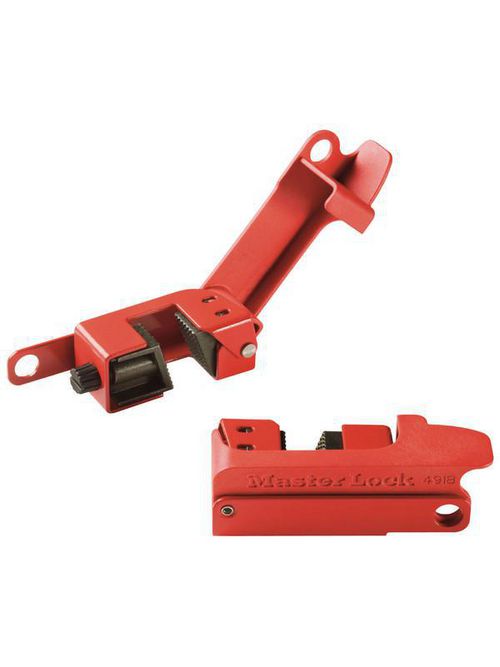 Product image for Master Lock 491B 6/Pack Wide and Tall Toggle Circuit Breaker Lockout