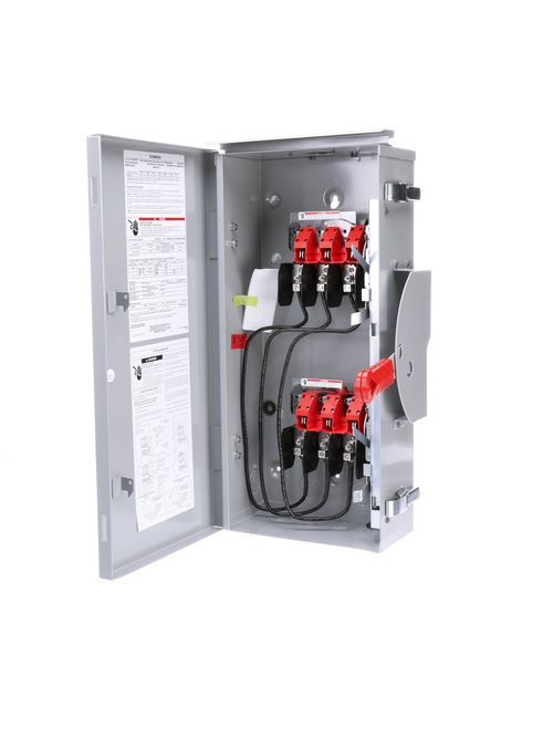 Siemens Industry DTNF362R 600 VAC/250 VDC 60 Amp 3-Pole 3-Wire NEMA 3R Heavy Duty Non-Fusible Safety Switch Siemens Industry DTNF362R 600 VAC/250 VDC 60 Amp 3-Pole 3-Wire NEMA 3R Heavy Duty Non-Fusible Safety Switch