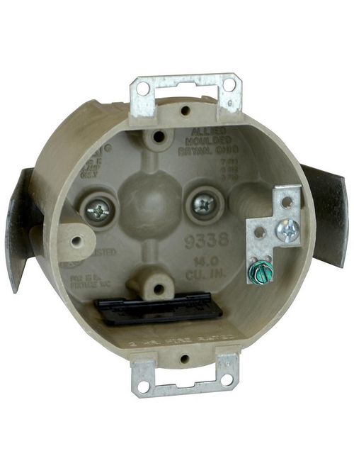 Allied Moulded Products 9338-ESGK 3.50 x 2.00 Inch 14.0 In Ears Snap Ground Strap Round Fixture Outlet Allied Moulded Products 9338-ESGK 3.50 x 2.00 Inch 14.0 In Ears Snap Ground Strap Round Fixture Outlet