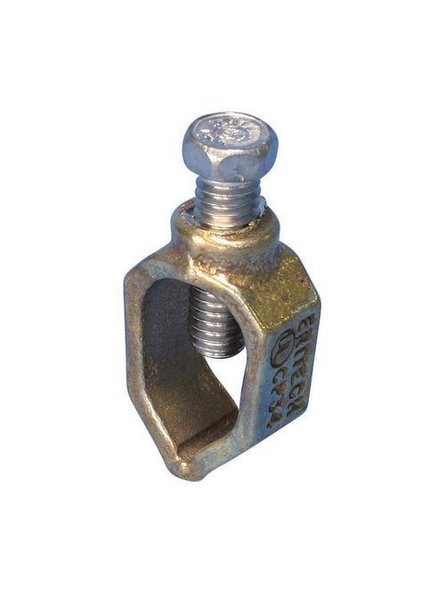 Product image for Erico CP34 Universal Ground Rod Clamp, Rod to Conductor, Bronze