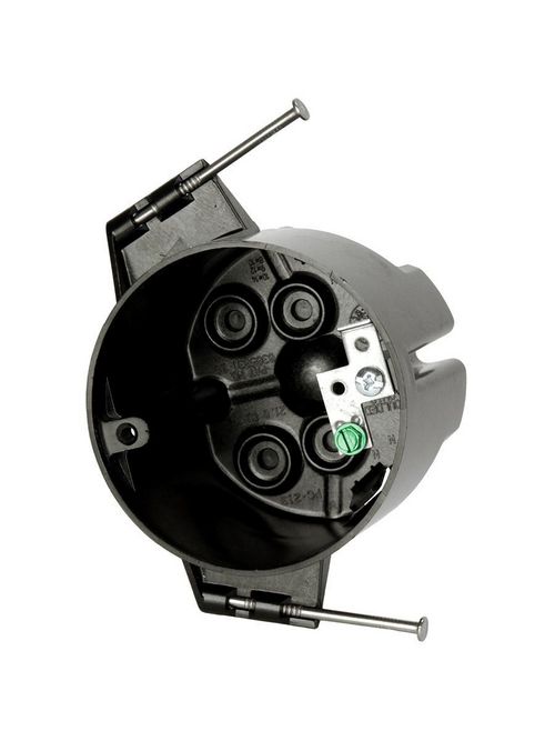 Allied Moulded Products PC213-NG 2-7/8 x 3-1/2 Inch 21 In Polycarbonate Round Ceiling Fixture Outlet Box Allied Moulded Products PC213-NG 2-7/8 x 3-1/2 Inch 21 In Polycarbonate Round Ceiling Fixture Outlet Box