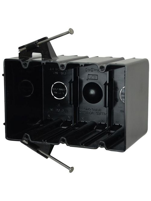 Allied Moulded Products P-643 3-9/16 x 5-13/16 x 3-3/4 Inch 64 In 3-Gang Polycarbonate Switch/Receptacle Outlet Box Allied Moulded Products P-643 3-9/16 x 5-13/16 x 3-3/4 Inch 64 In 3-Gang Polycarbonate Switch/Receptacle Outlet Box