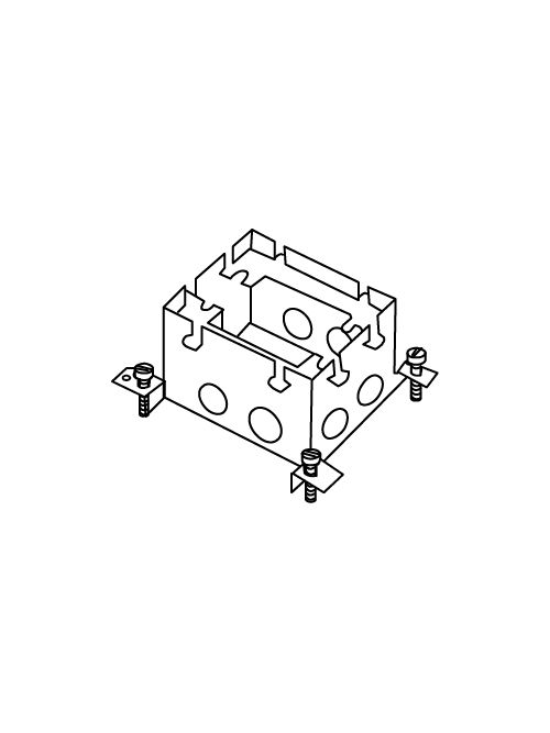 Wiremold 880S1 1/2 x 3/4 x 1" 53" 1-Gang Stamped Steel Floor Box Wiremold 880S1 1/2 x 3/4 x 1" 53" 1-Gang Stamped Steel Floor Box