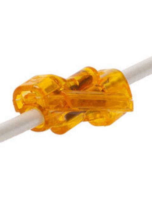 Ideal Industries 30-1042J 20 to 12 AWG Solid and 16 to 12 AWG Stranded 20 Amp 600 Volt Orange Inline Wire Connector Ideal Industries 30-1042J 20 to 12 AWG Solid and 16 to 12 AWG Stranded 20 Amp 600 Volt Orange Inline Wire Connector