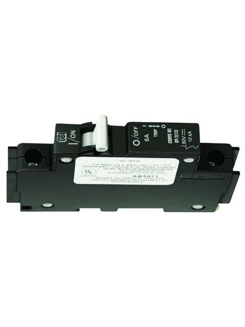 Product image for Weidmuller 9926251820 QY-1-13-DM-U2-20-B1 20 Amp DC Version 1-Pole Branch Circuit Breaker
