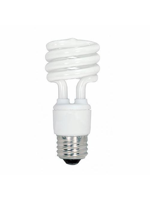 SATCO S6236 13 W 120 Volt 82 CRI 4100 K 880 Lumen E26 Medium Base T2 Mini Spiral Compact Fluorescent Lamp SATCO S6236 13 W 120 Volt 82 CRI 4100 K 880 Lumen E26 Medium Base T2 Mini Spiral Compact Fluorescent Lamp