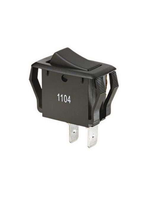 Ideal 774038 8/16 Amp 125/250 VAC SPST On-Off Spade Terminal Black Rocker Switch Ideal 774038 8/16 Amp 125/250 VAC SPST On-Off Spade Terminal Black Rocker Switch