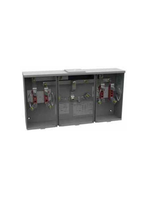 Milbank U1252XHSP 200 Amp 2Gang Meter Socket Cooper Electric