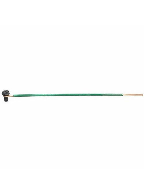 Ideal Industries 30-3496 12 AWG Solid 8 Inch Stripped End Loop and Grounding Screw Pigtail Connector Ideal Industries 30-3496 12 AWG Solid 8 Inch Stripped End Loop and Grounding Screw Pigtail Connector