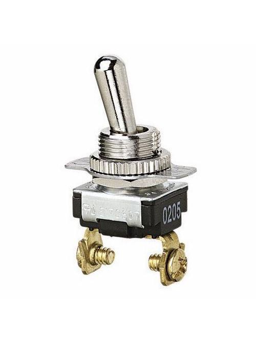 Ideal 774017 3/6 Amp 120/240 VAC SPST On-Off Screw Terminal Bat Toggle Switch Ideal 774017 3/6 Amp 120/240 VAC SPST On-Off Screw Terminal Bat Toggle Switch