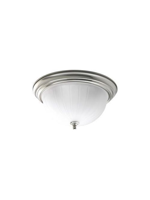 Product image for Homestyle Lighting HS31005-09 3-Lamp 120 Volt 100 W Brushed Nickel Incandescent Flush Mount Light Fixture