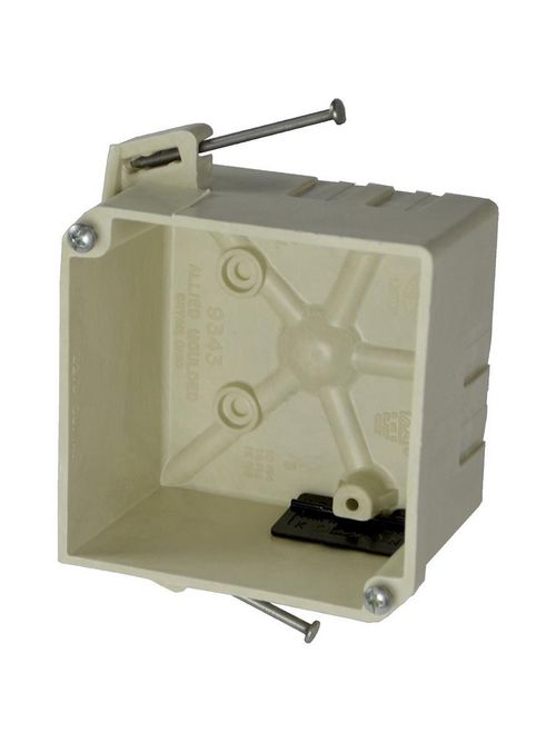 Allied Moulded Products 9343-NK 4 Inch 32.3 In Volume Speed Clamp Square Junction Box Allied Moulded Products 9343-NK 4 Inch 32.3 In Volume Speed Clamp Square Junction Box