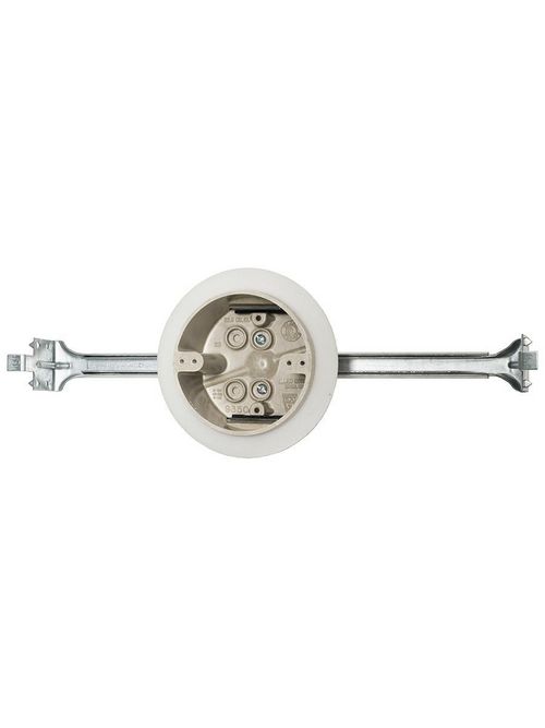 Allied Moulded Products 9350-BHKV 2-3/8 x 4 Inch 22.5 In Fiberglass Round Ceiling Fixture Outlet Box Allied Moulded Products 9350-BHKV 2-3/8 x 4 Inch 22.5 In Fiberglass Round Ceiling Fixture Outlet Box