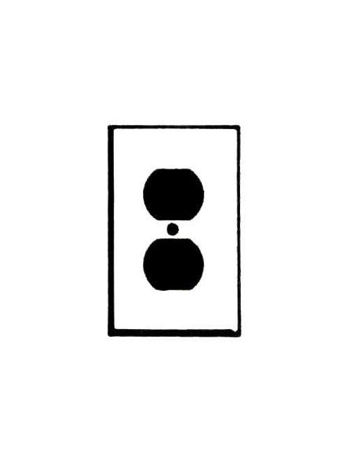 Product image for Mulberry 40601 Polyethylene 1-Duplex Insulating Gasket