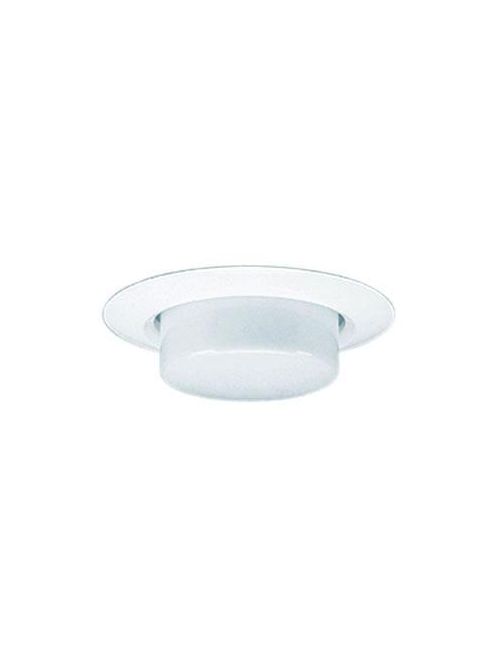 Product image for Lithonia Lighting 7LD1 R12 6 Inch 1-Piece Drop Opal Polycarbonate Lens Polyester Powder Coated Aluminum Reflector Trim