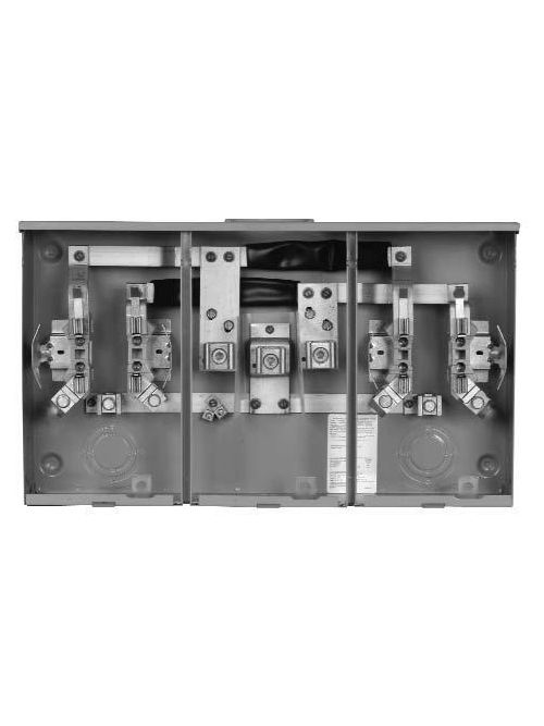Product image for Siemens UA3737-ZGF 600 VAC 200 Amp 1-Phase 3-Wire 4-Jaw 3-Position No Bypass Ringless Meter Mounting Equipment