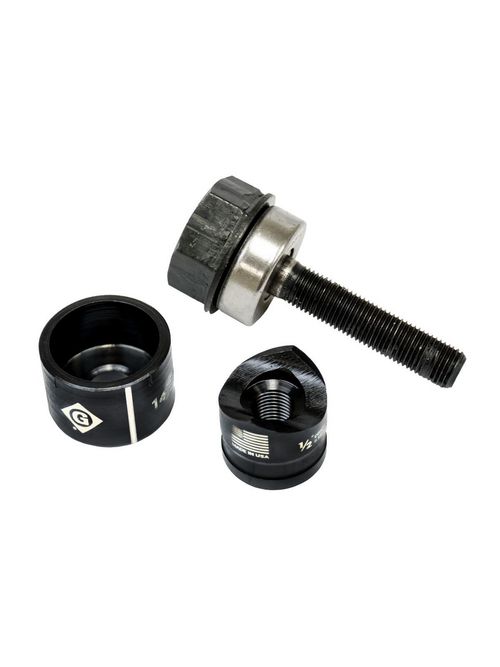 Product image for Greenlee 71BB 7/8" Hole 1/2" Conduit Round Knockout Punch